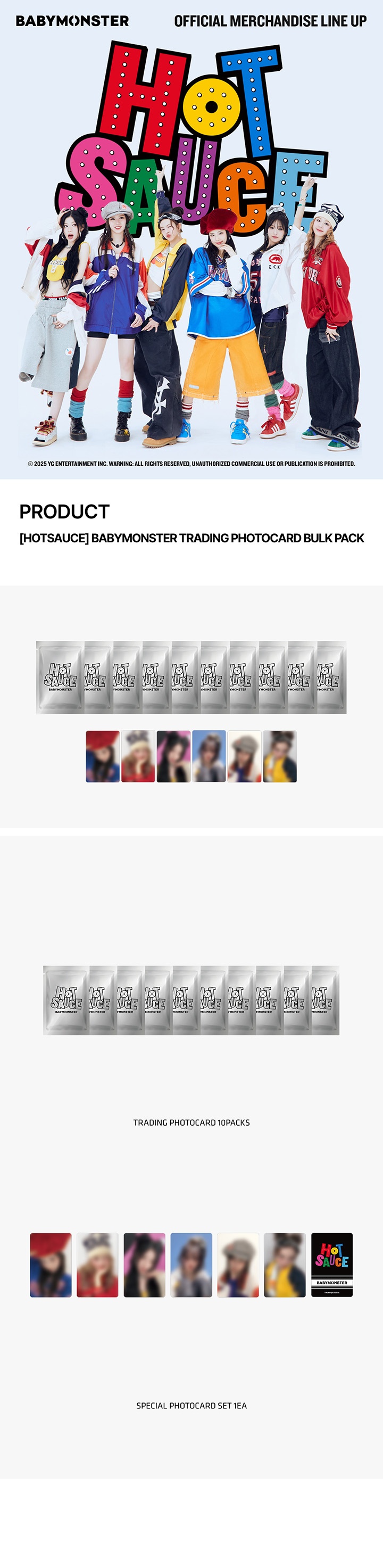 [PRE] BABYMONSTER MERCH - HOT SAUCE (weverse)