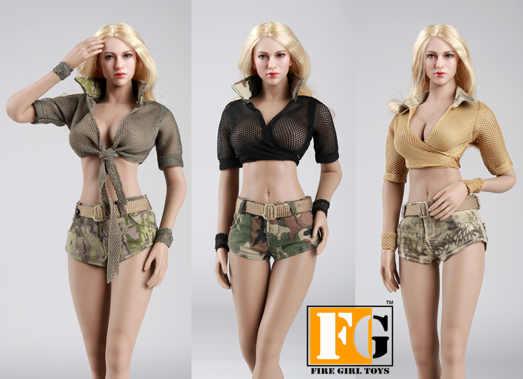 Fire Girl Toys FG024/ FG025/ FG026 1/6 Cool camouflage suit
