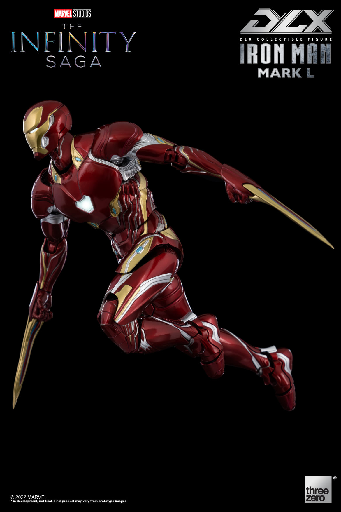 threezero 3Z02490C0 DLX The Infinity Saga - Iron Man Mark L (MK.50)