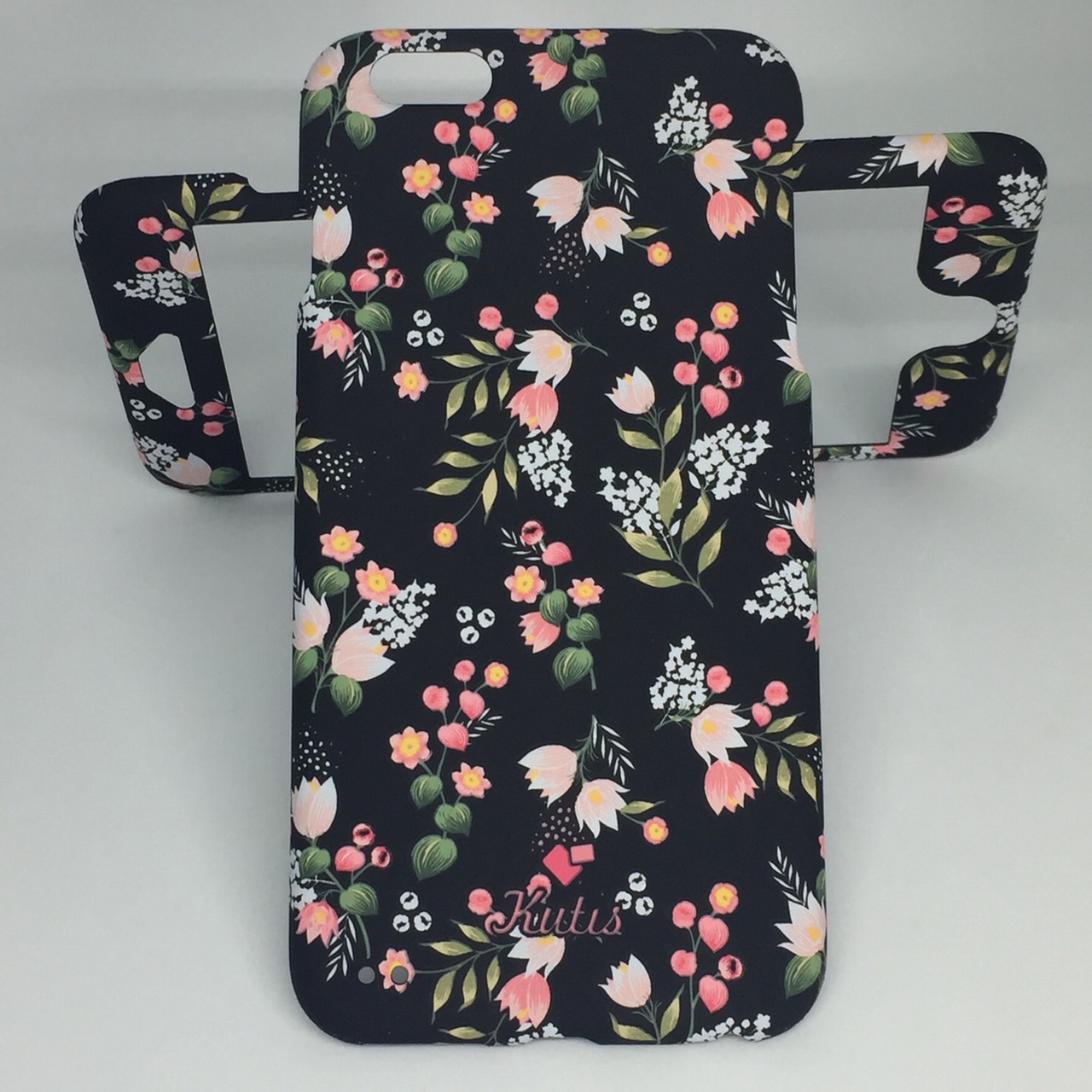 เคสคูทิส(Kutis)ไอโฟน6พลัส,6Sพลัส(ลายช่อดอกไม้new)มาใหม่ เคสประกบหน้า-หลัง เคสเรืองแสง เคสลายวินเทจ ร้านSuperhero Klongthom