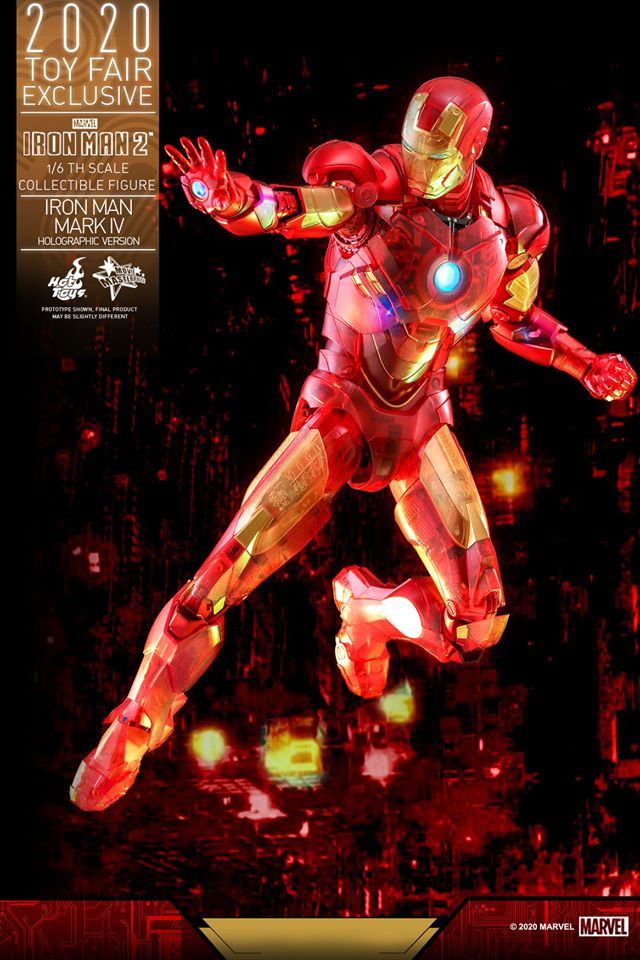 Hot Toys MMS568 IRON MAN 2 - IRON MAN MARK IV (HOLOGRAPHIC VERSION)