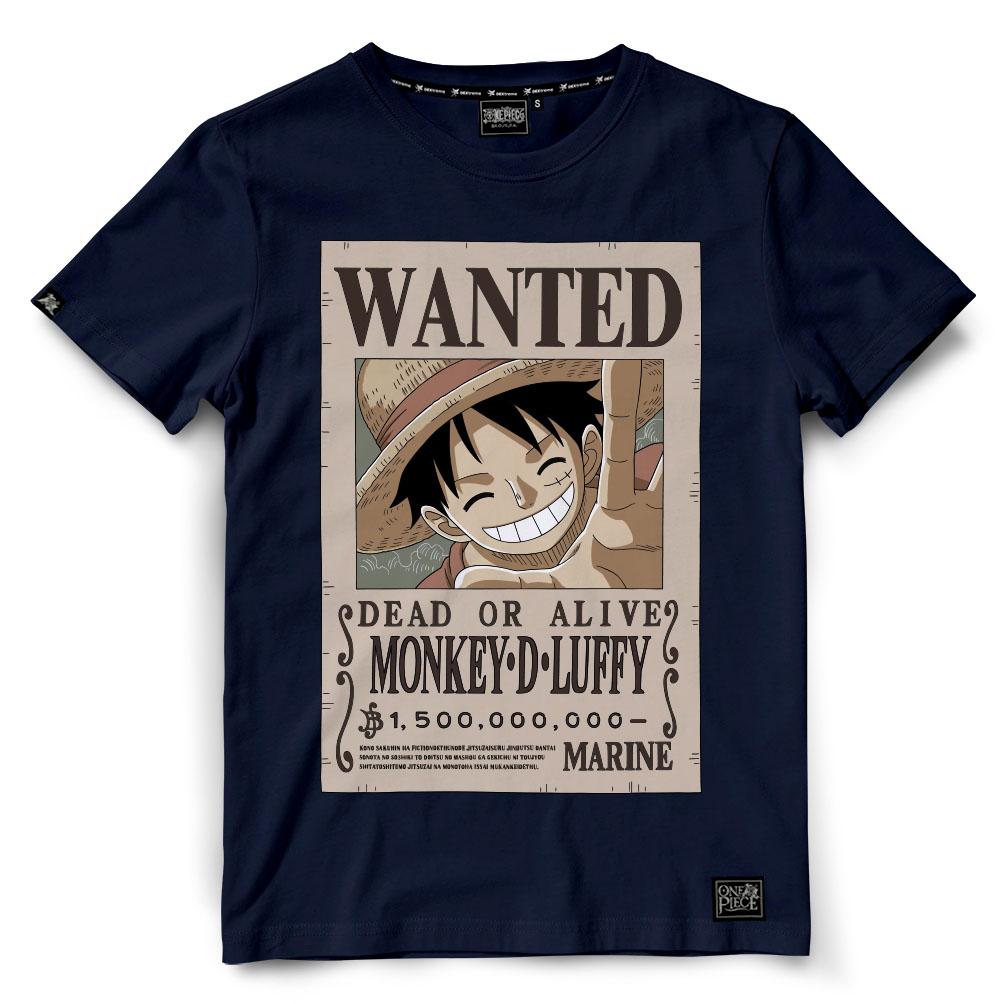 เสื้อวันพีซ One Piece New Wanted Luffy