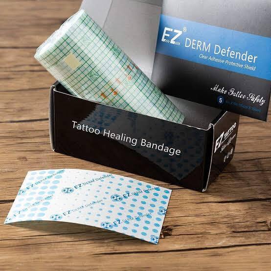 ฟิล์มแร็พหลังสักลาย Repairing Film Tattoo