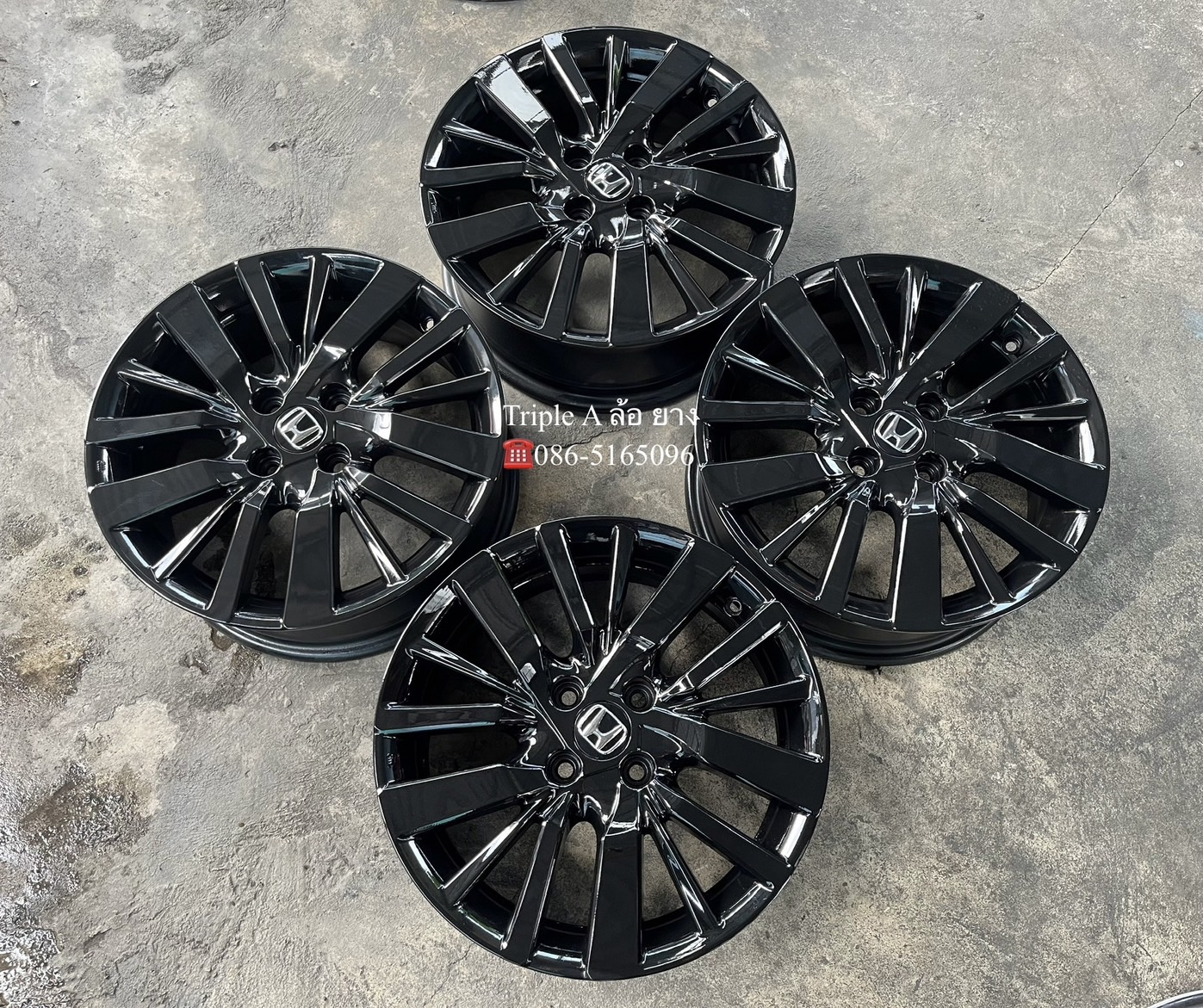✨ล้อแม็ก✨Honda City Hatchback ขอบ 16 สีดำ💖สวยกริ๊บ💖