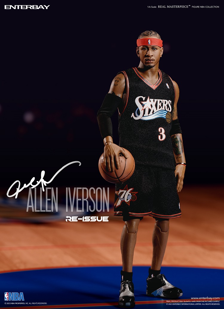 ENTERBAY RM-1060 1/6 REAL MASTERPIECE NBA COLLECTION - ALLEN IVERSON (Limited Retro Edition)