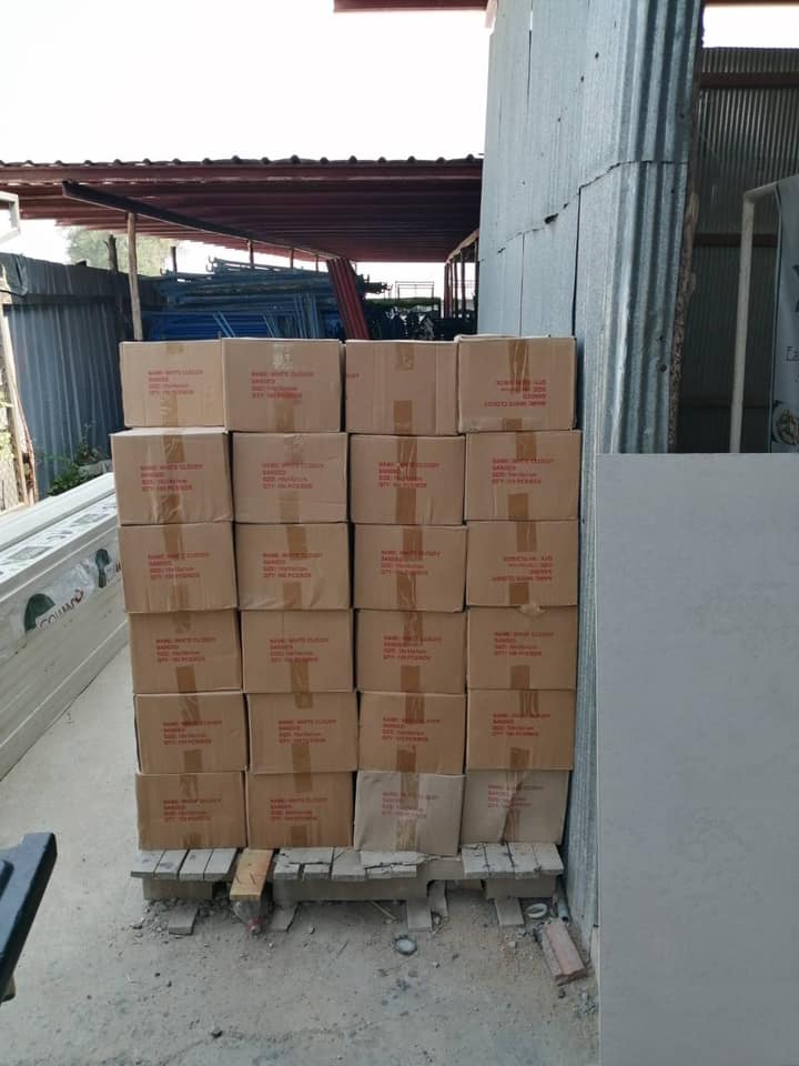 หินปูสระว่ายน้ำ White Cloudy สินค้าพร้อมส่ง