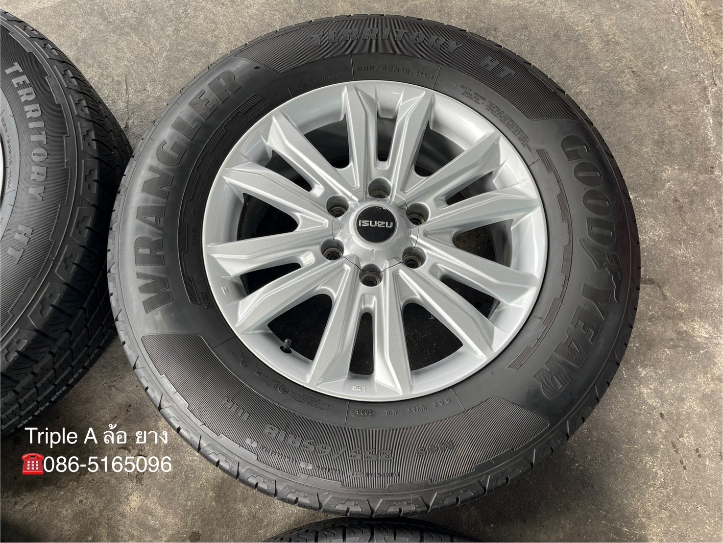 ✨ล้อแม็ก✨ISUZU D-Max Blue Power ขอบ 18 พร้อมยาง 255-65-18 Goodyear🌟ปี 23🌟