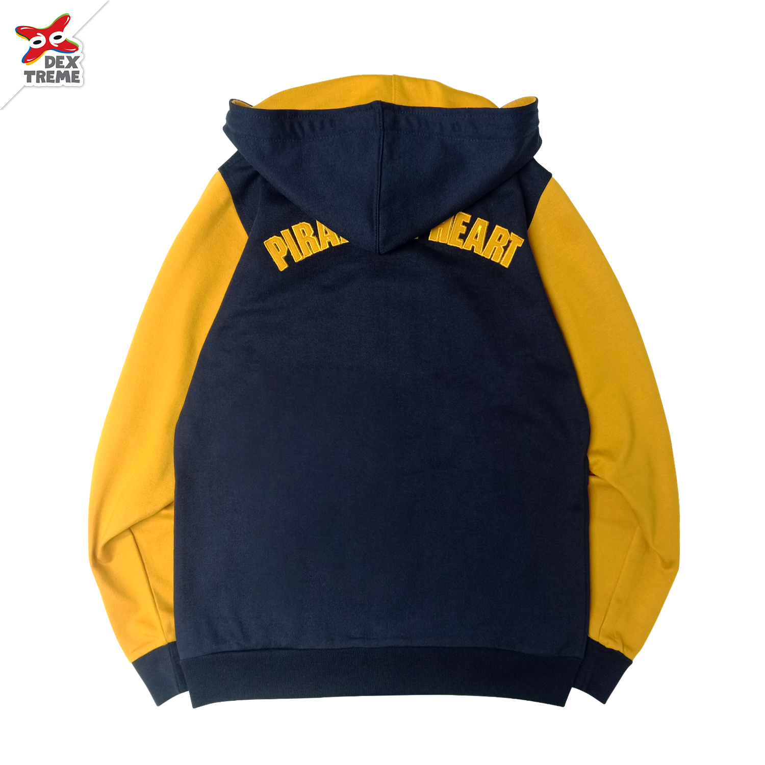 เสื้อฮู้ดลายลอว์ วันพีช สีกรมแขนเหลือง (Sweater Hood One Piece Law)