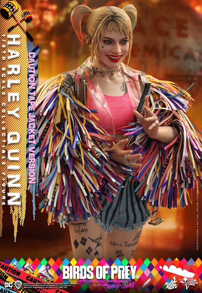 Hot Toys MMS566 Birds of Prey - Harley Quinn (Caution Tape Jacket Version)