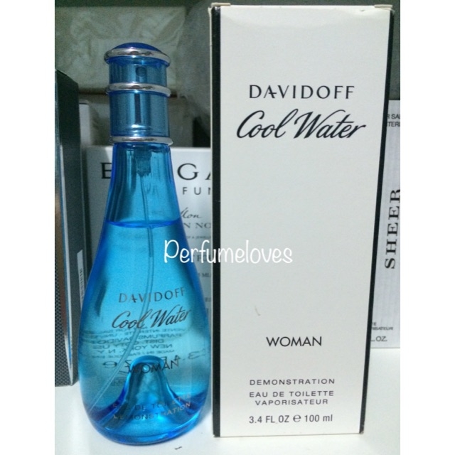 (แท้100%) Davidoff cool water women edt 100ml กล่องเทสเตอร์ per9
