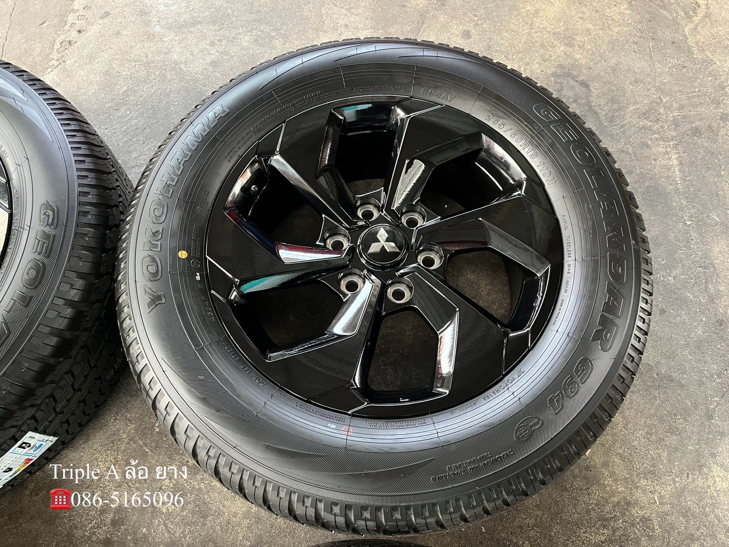 ✨ล้อแม็กพร้อมยางใหม่💯✨Mitsu Pajero Sport รุ่นใหม่ล่าสุด ขอบ 18 สีดำแท้💯💖ใหม่กริ๊บ💖