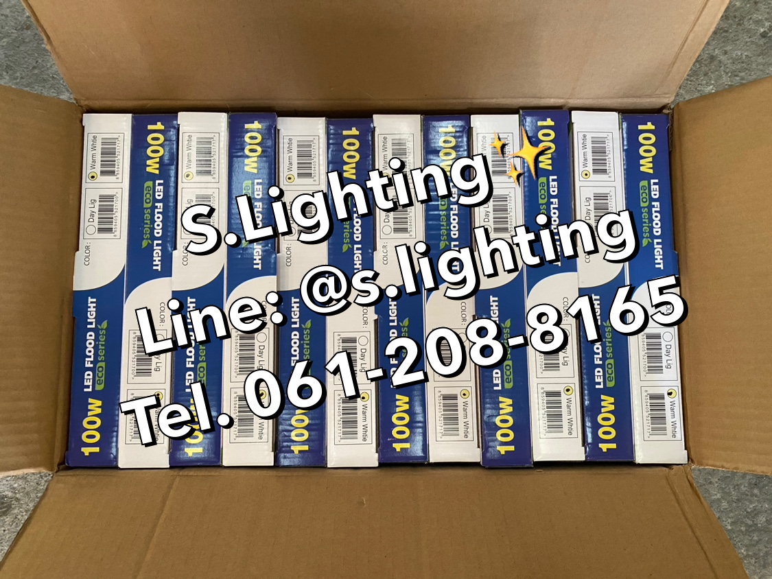 สปอร์ตไลท์ LED Flood Light Eco 100w แสงขาว