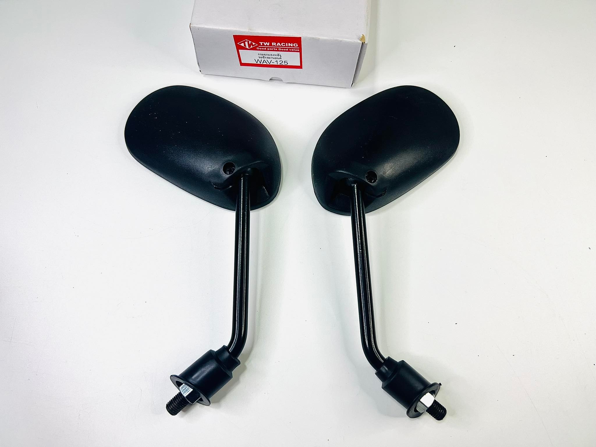 กระจกเดิมเวฟ 125 wave125 ขาดำ AAA