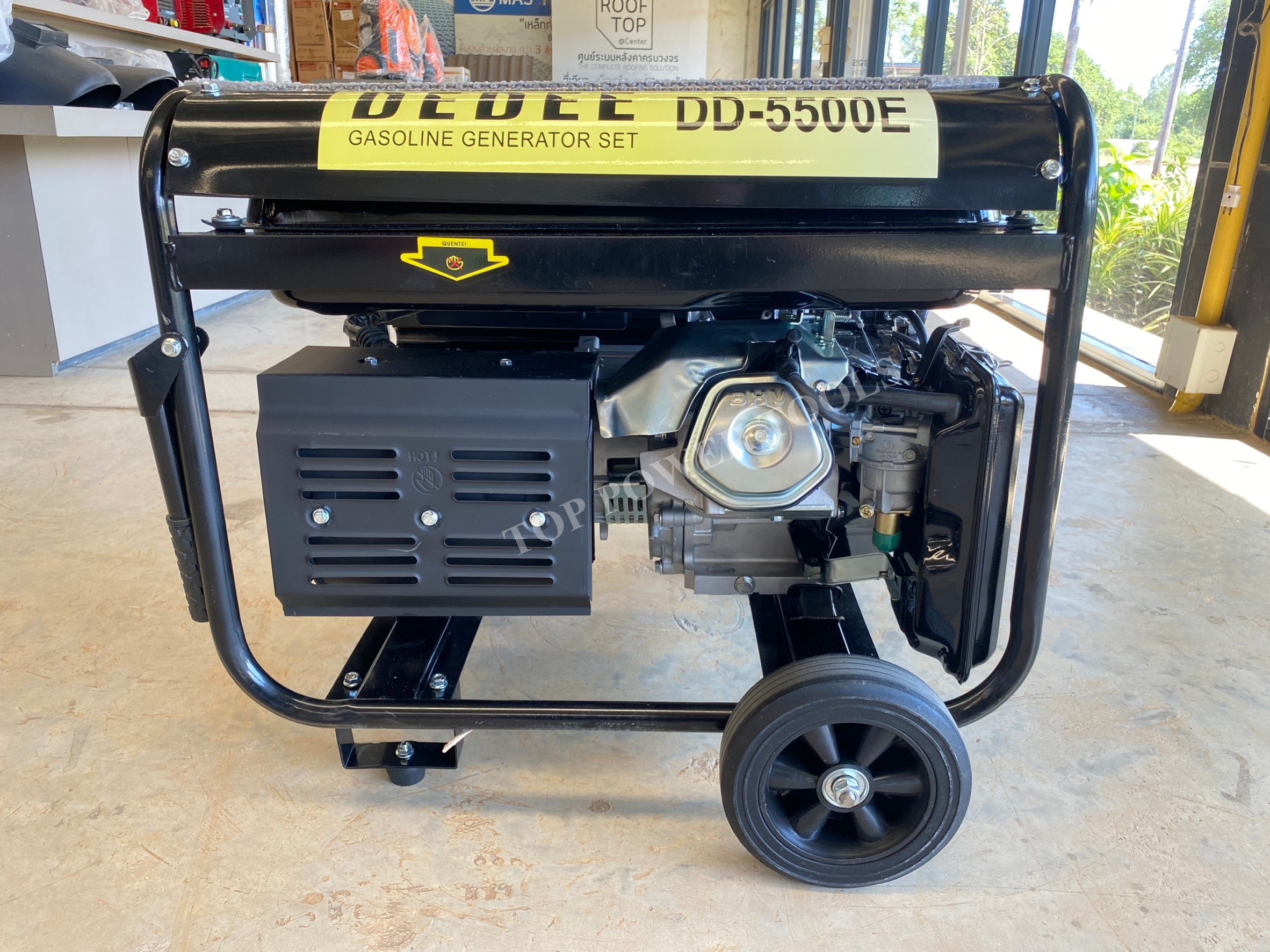 เครื่องปั่นไฟเบนซิน DD-5500E 5.5KW.DEDEE (สตาร์ทกุญแจ)