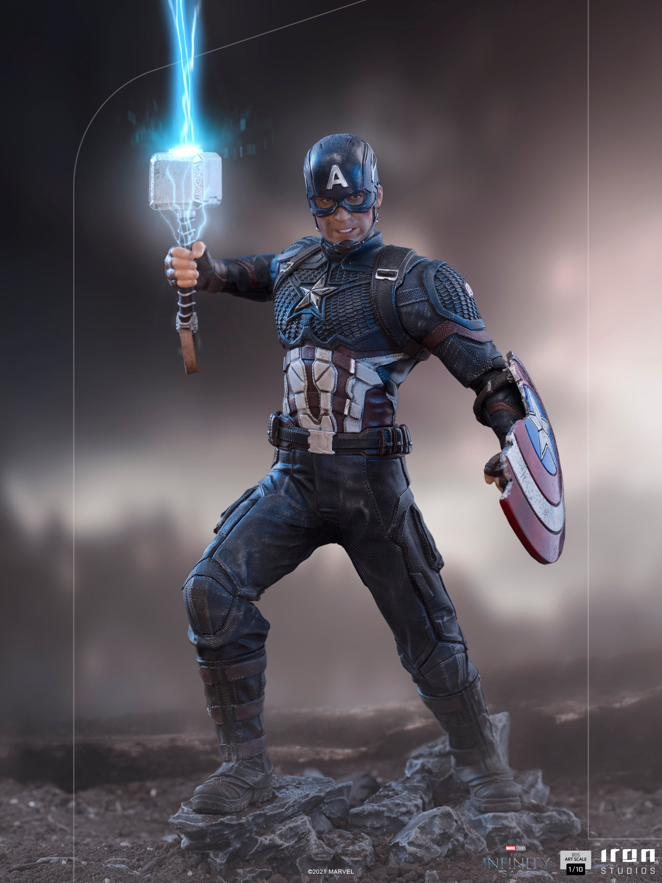 Iron Studios BDS Art Scale 1/10 The Infinity Saga - Captain America Ultimate