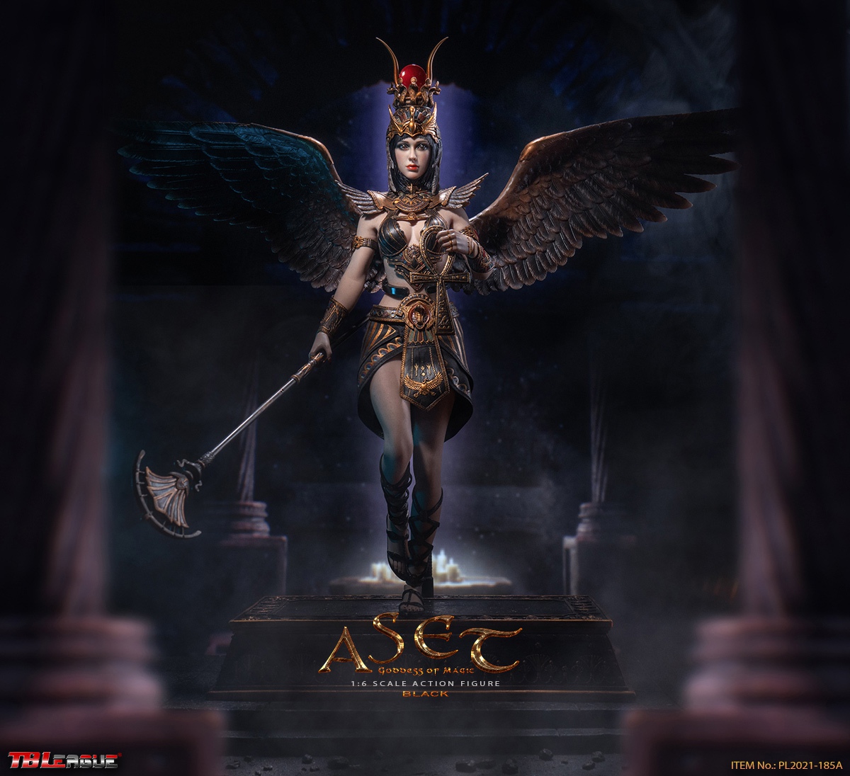 TBLeague PL2021-185A 1/6 Goddess of Magic - Aset (Black)