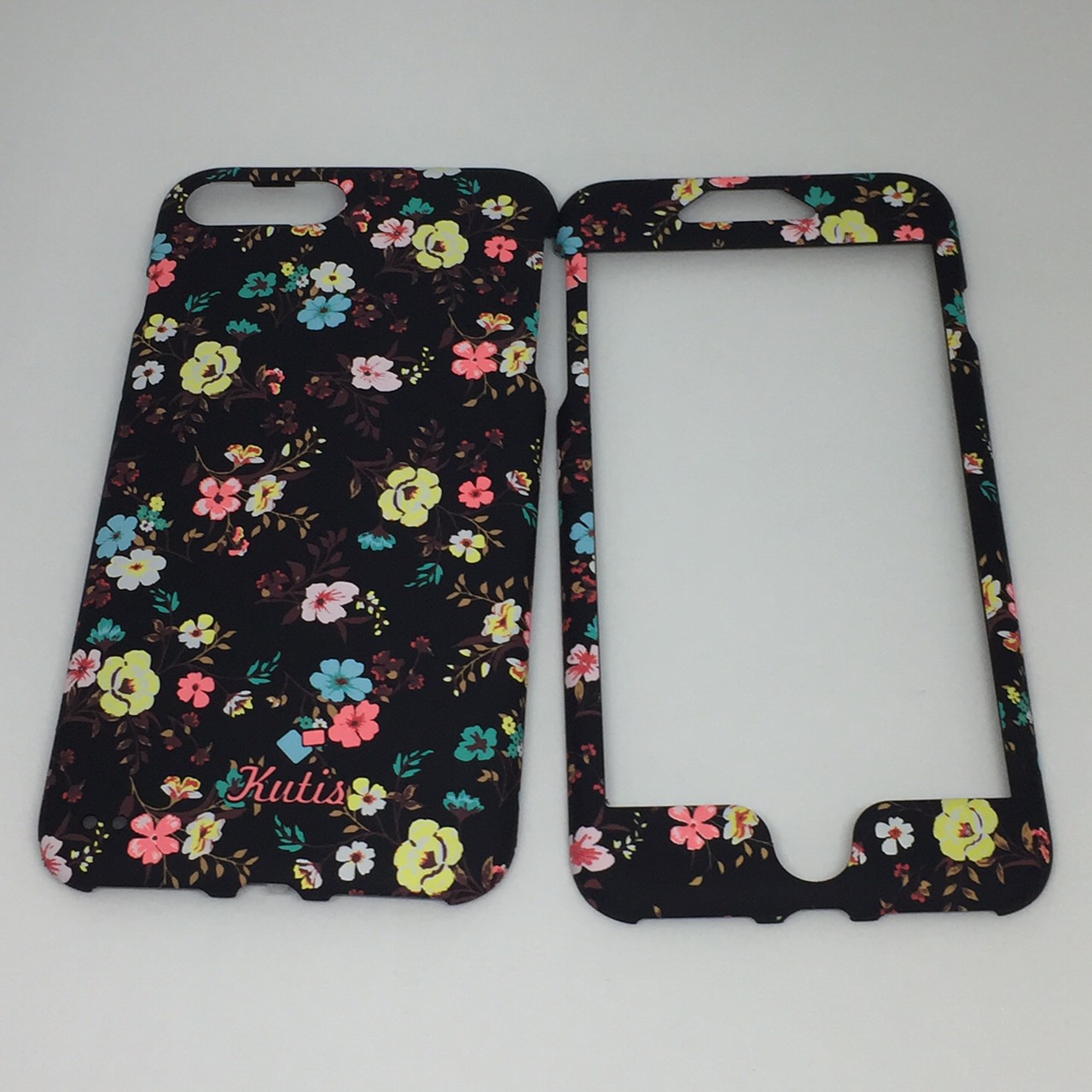 เคสคูทิส (Kutis) ไอโฟน7พลัส,8พลัส(ลายช่อดอกไม้หลากสี)มาใหม่