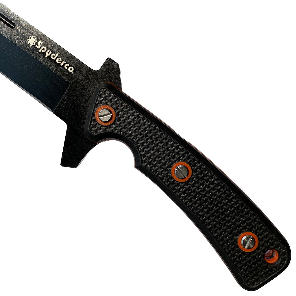 มีดใบตาย Spyderco X39 Fix Blade ขนาด 13.4 นิ้ว (34 ซม.) พร้อมซองไนล่อนร้อยเข็มขัดสำหรับเก็บมีด