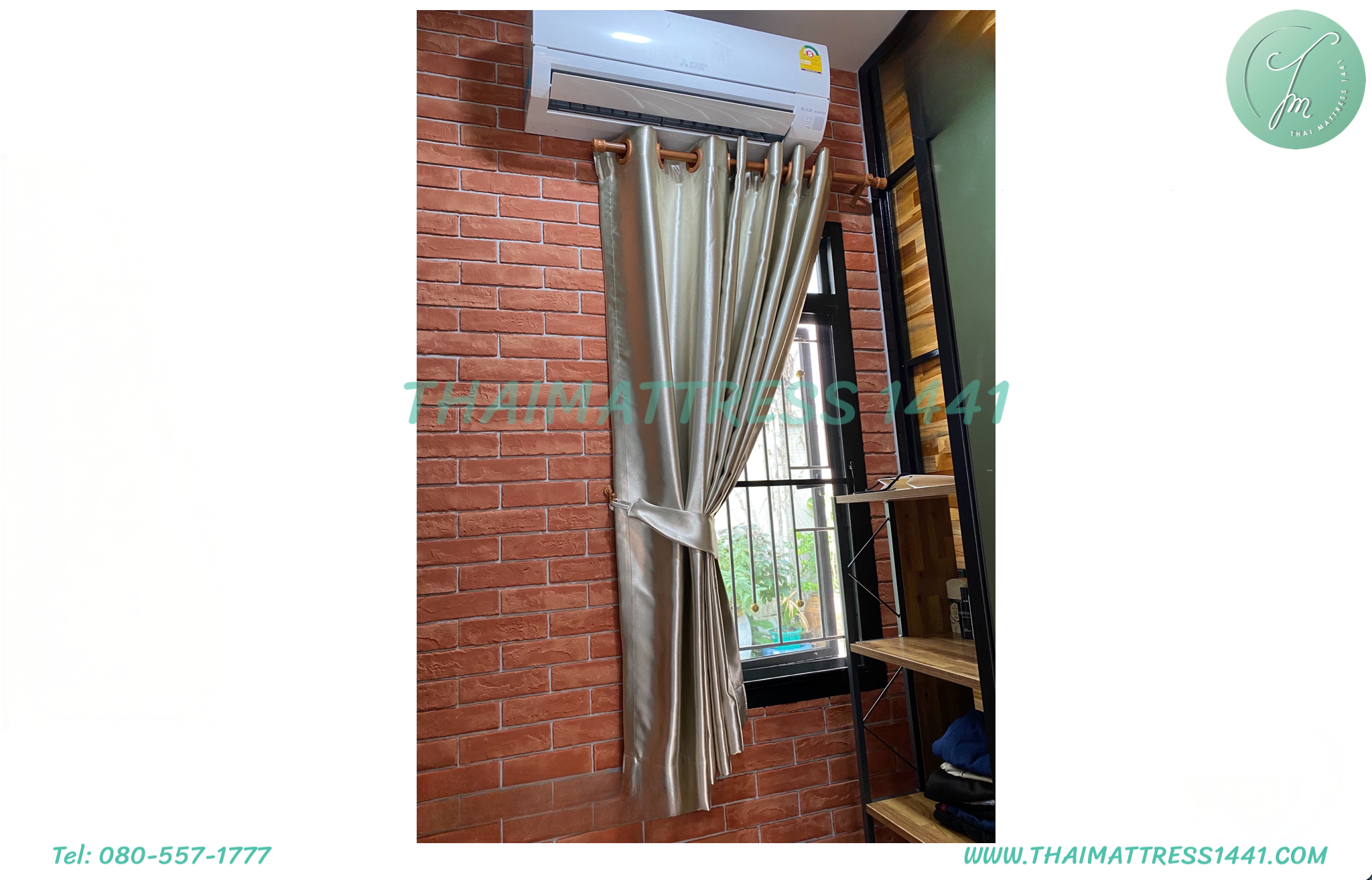 ผ้าม่านตาไก่ กันแสง UV สำหรับบ้านและคอนโด - Eyelet Curtain with sunblock and UV Protection