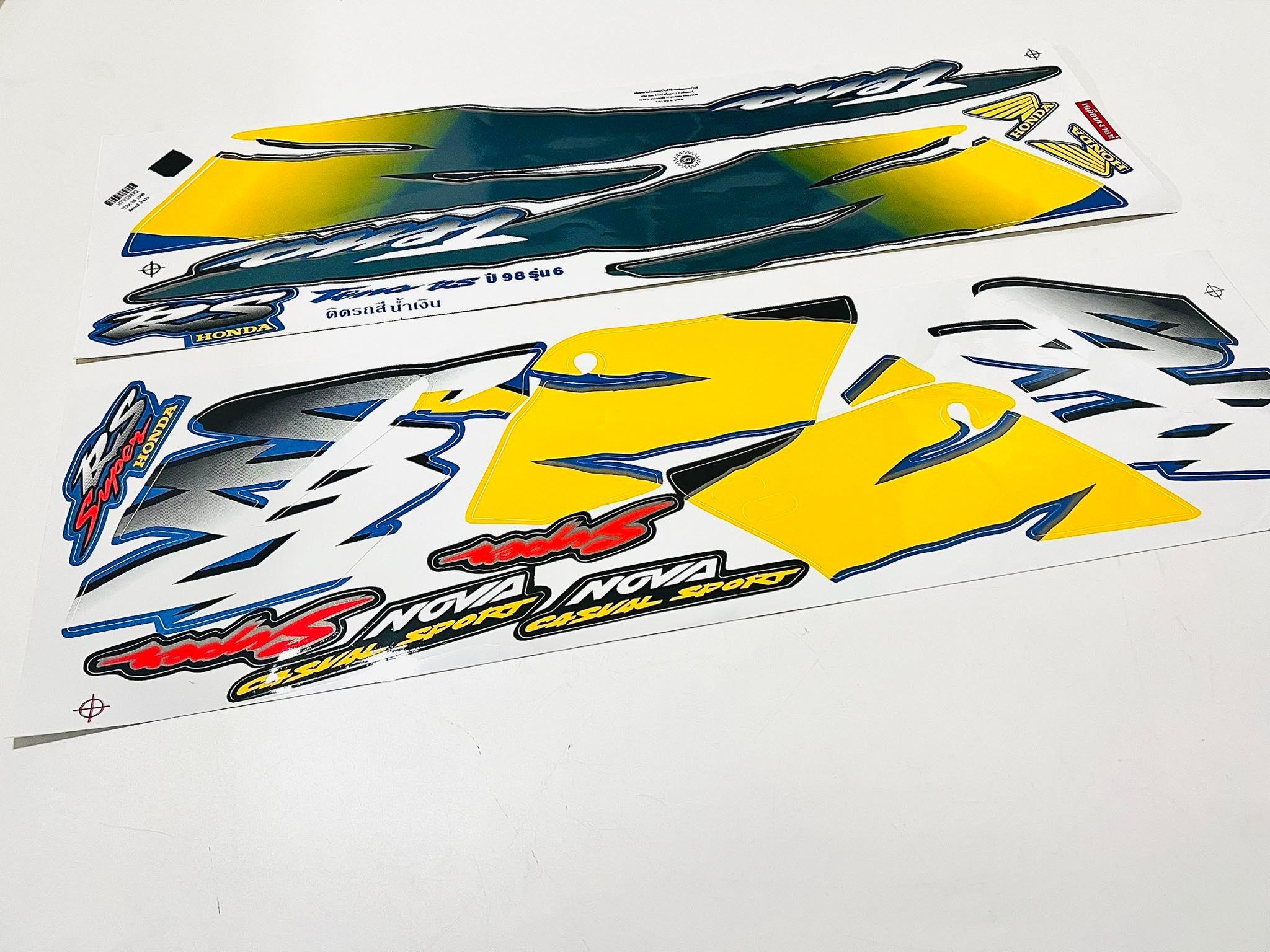 สติ้กเกอร์มอเตอร์ไซด์ฮอนด้าเทน่า RS ปี98