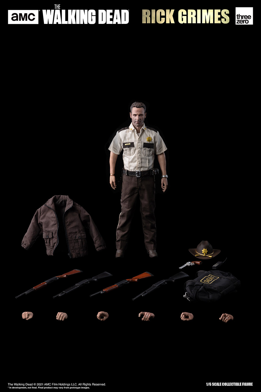 threezero 3Z01450W0 1/6 The Walking Dead - Rick Grimes (Season 1)