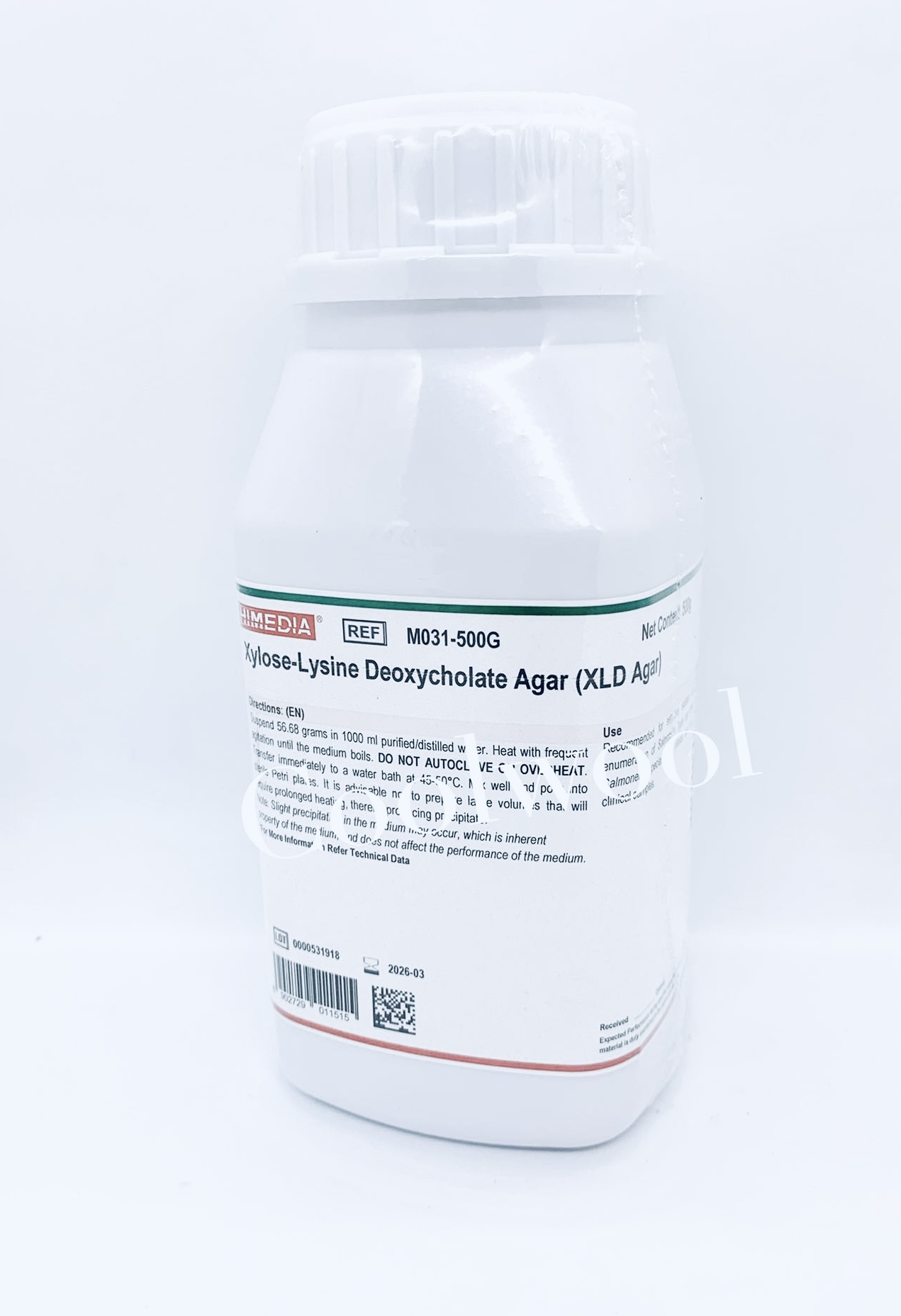 Himedia™XYLOSE-LYSINE DEOXYCHOLATE AGAR (XLD AGAR) 500G