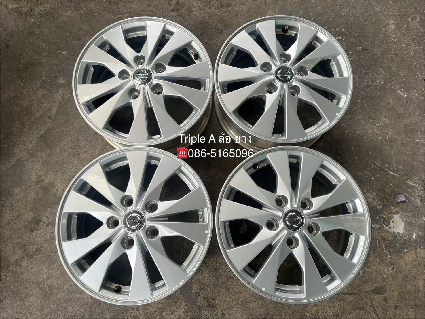 ✨ล้อแม็กป้ายแดง✨5รู114 Nissan Serena รุ่นใหม่ล่าสุด ขอบ 15💖สวยกริ๊บ💖