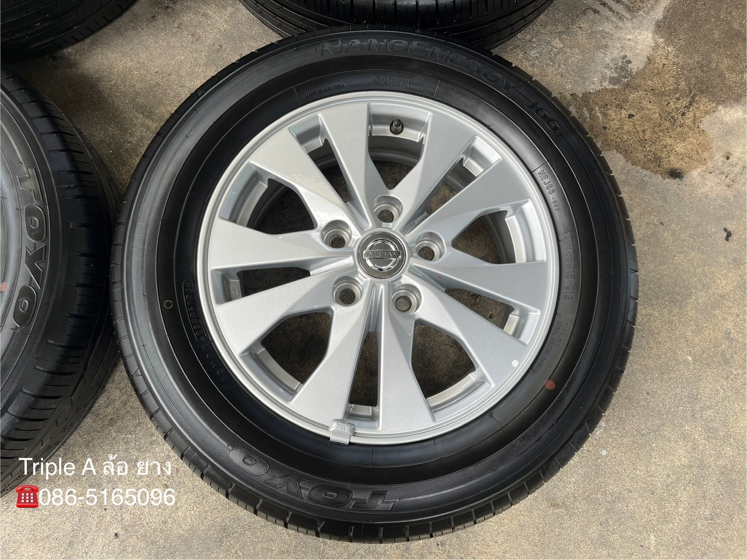 ✨ล้อแม็กพร้อมยางป้ายแดง✨5รู114 Nissan Serena รุ่นใหม่ล่าสุด ขอบ 15💖ใหม่กริ๊บ💖