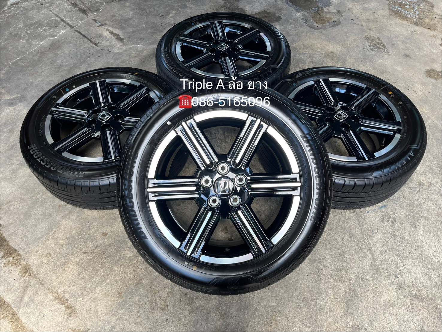 ✨ล้อแม็กป้ายแดง✨Honda HRV ตัวท็อป รุ่นใหม่ล่าสุด ขอบ 17 พร้อมยางน้องๆป้ายแดง 215-60-17 Bridgestone💥ปี25💥