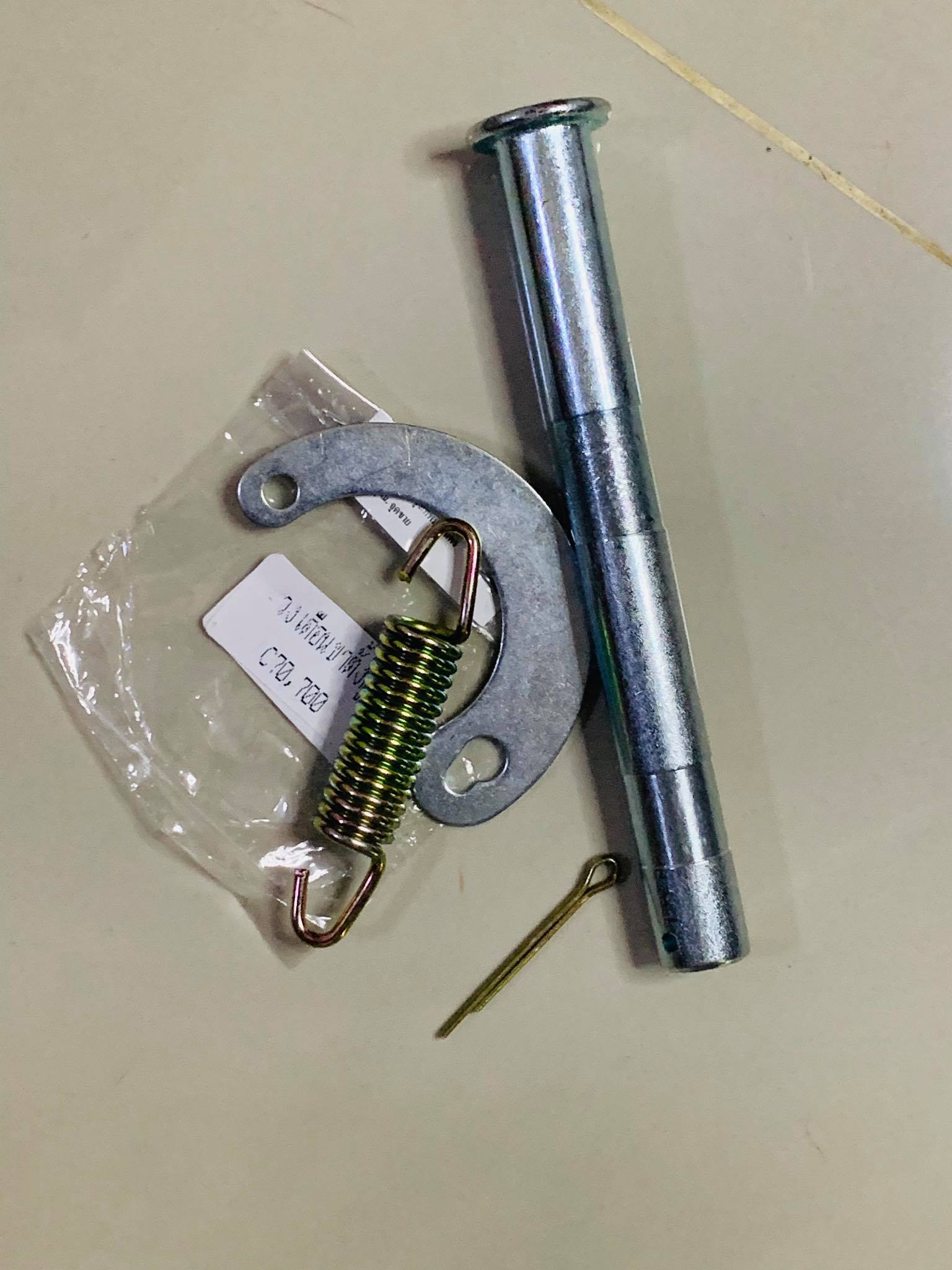 แกนขาตั้ง+วงเดือน+สปริง ชาลี c70 c700 ตรงรุ่น