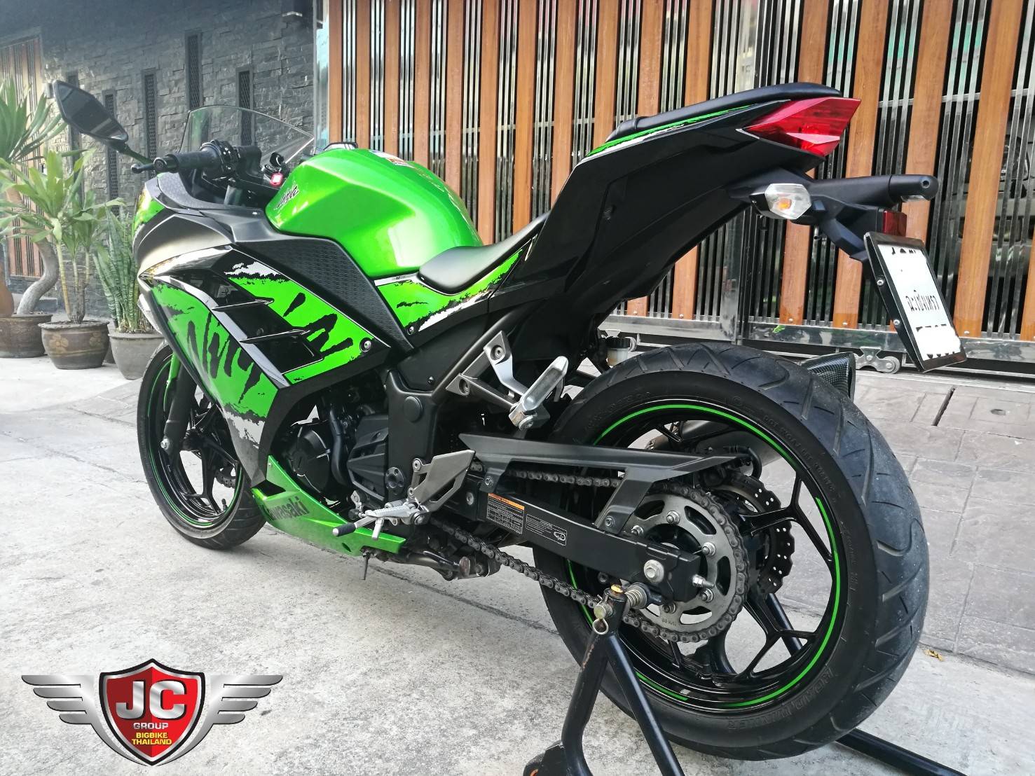 NINJA300abs รถบ้านแท้มือเดียว ไมล์แท้หมื่นต้นๆ