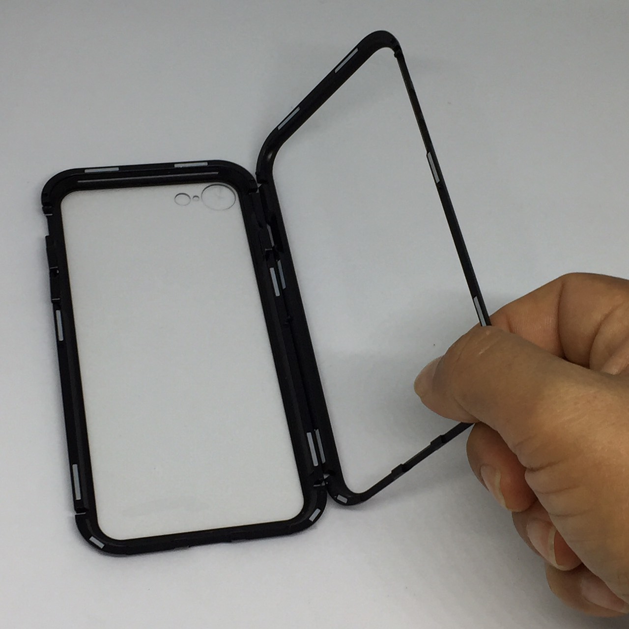 เคสแม่เหล็ก ไอโฟน7,8 เคสแบบประกบ360องศา