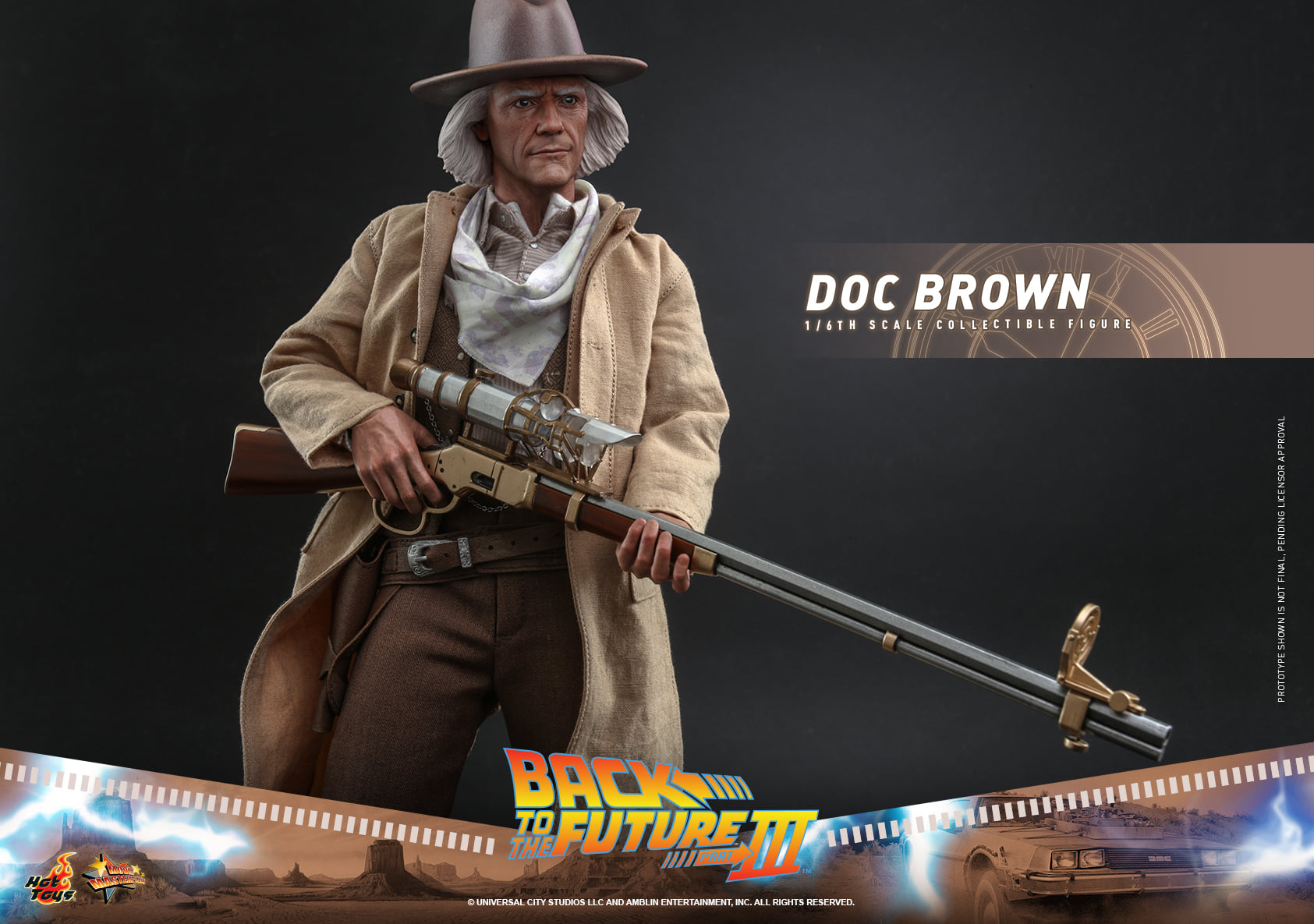 Hot Toys MMS617 1/6 Back to the Future Part III - Doc Brown