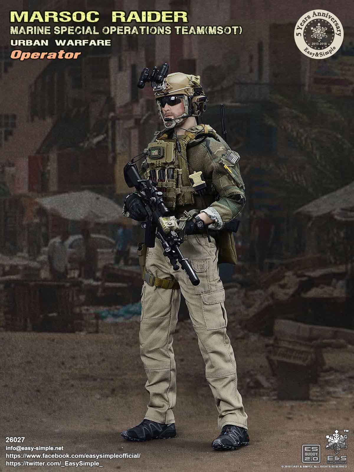 Easy&Simple 26027 MARSOC Raider Urban Warfare Operator (5 Years Anniversary)
