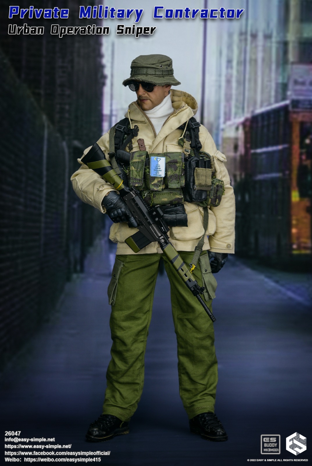Easy&Simple 26047 Private Military Contractor Urban Operation Sniper