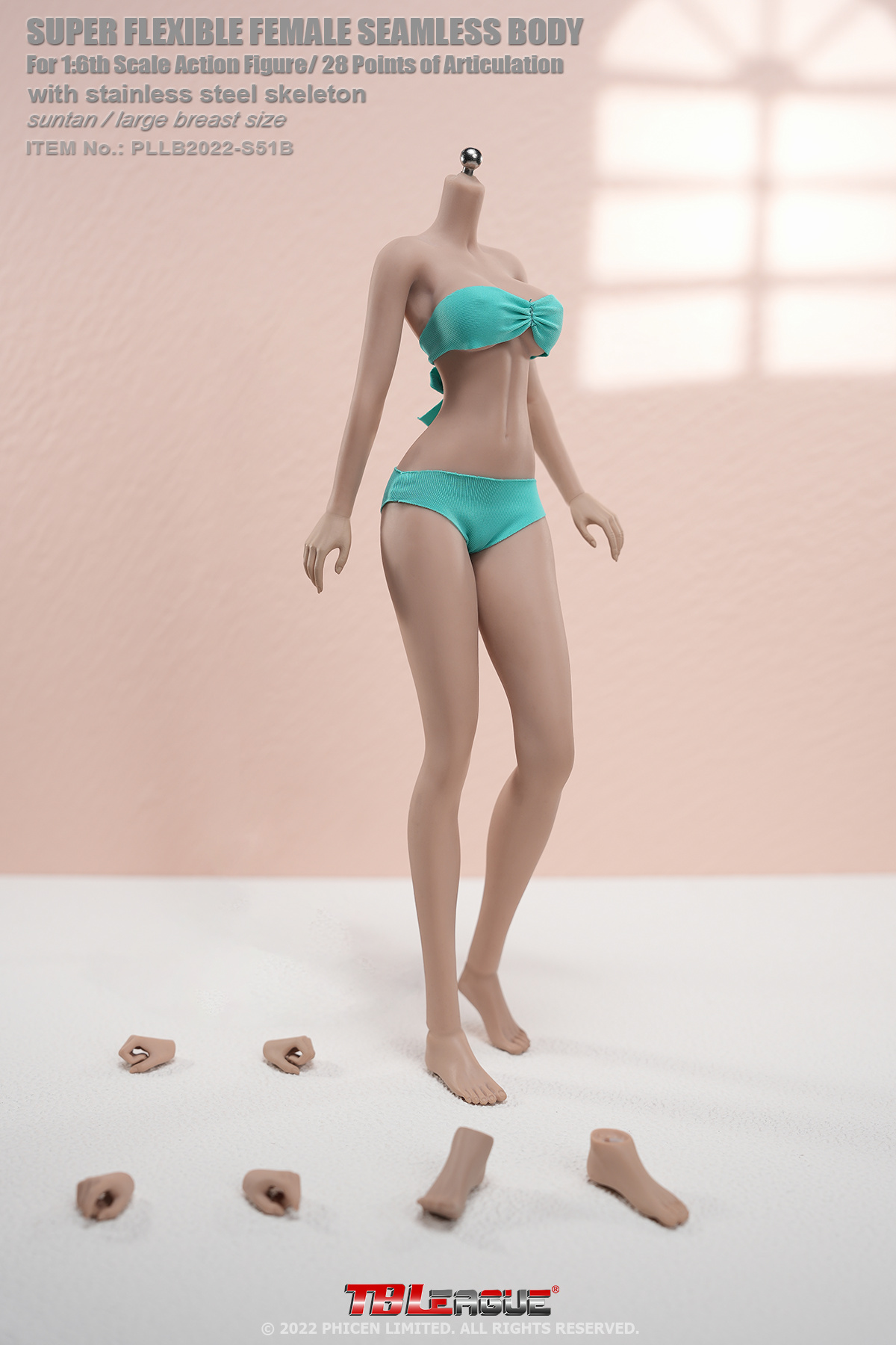 TBLeague S50B,S51B Body 1/6 Female Body Without Heaadsculpt