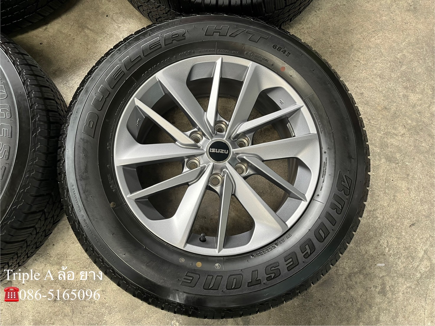 ✨ล้อแม็ก✨ISUZU MU-X 2024 รุ่นใหม่ล่าสุด ขอบ 18 พร้อมยาง 265-60-18 Bridgestone♨️ปลายปี 24♨️