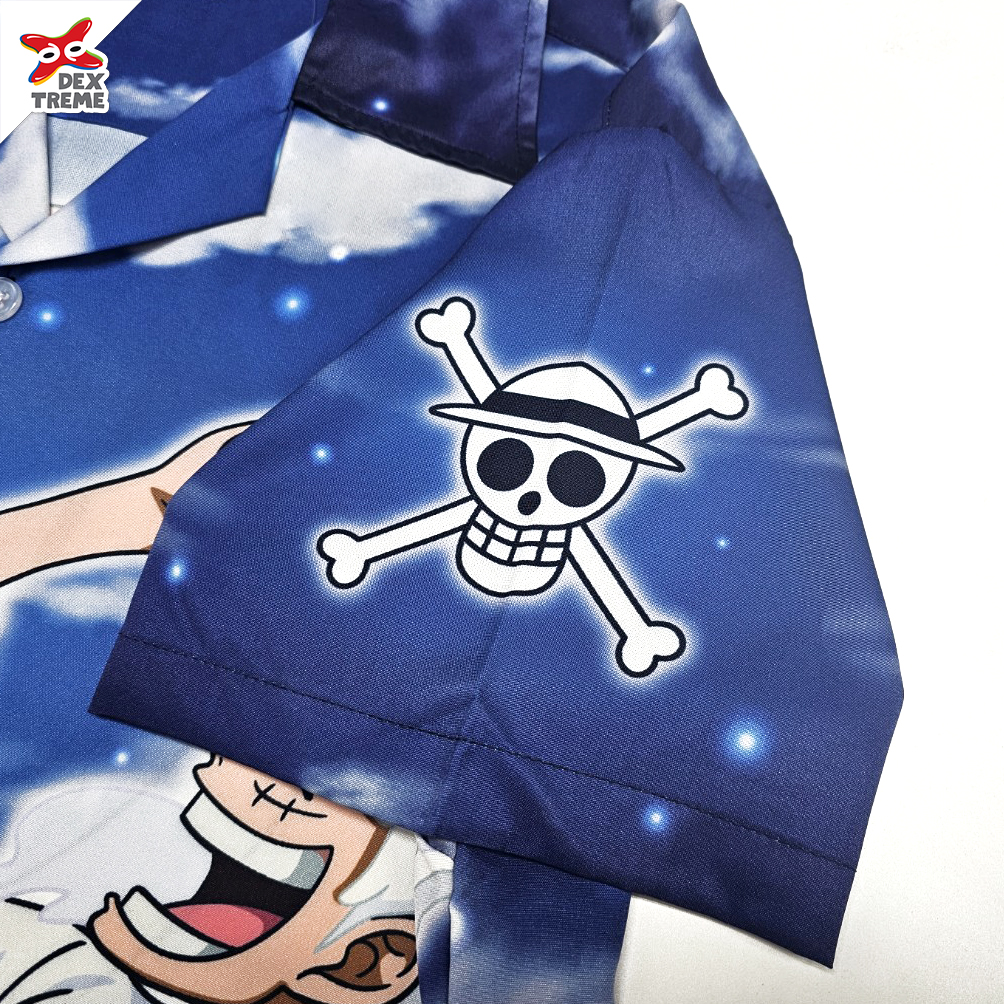 เสื้อฮาวายวันพีซ Hawaii shirt Luffy GEAR5