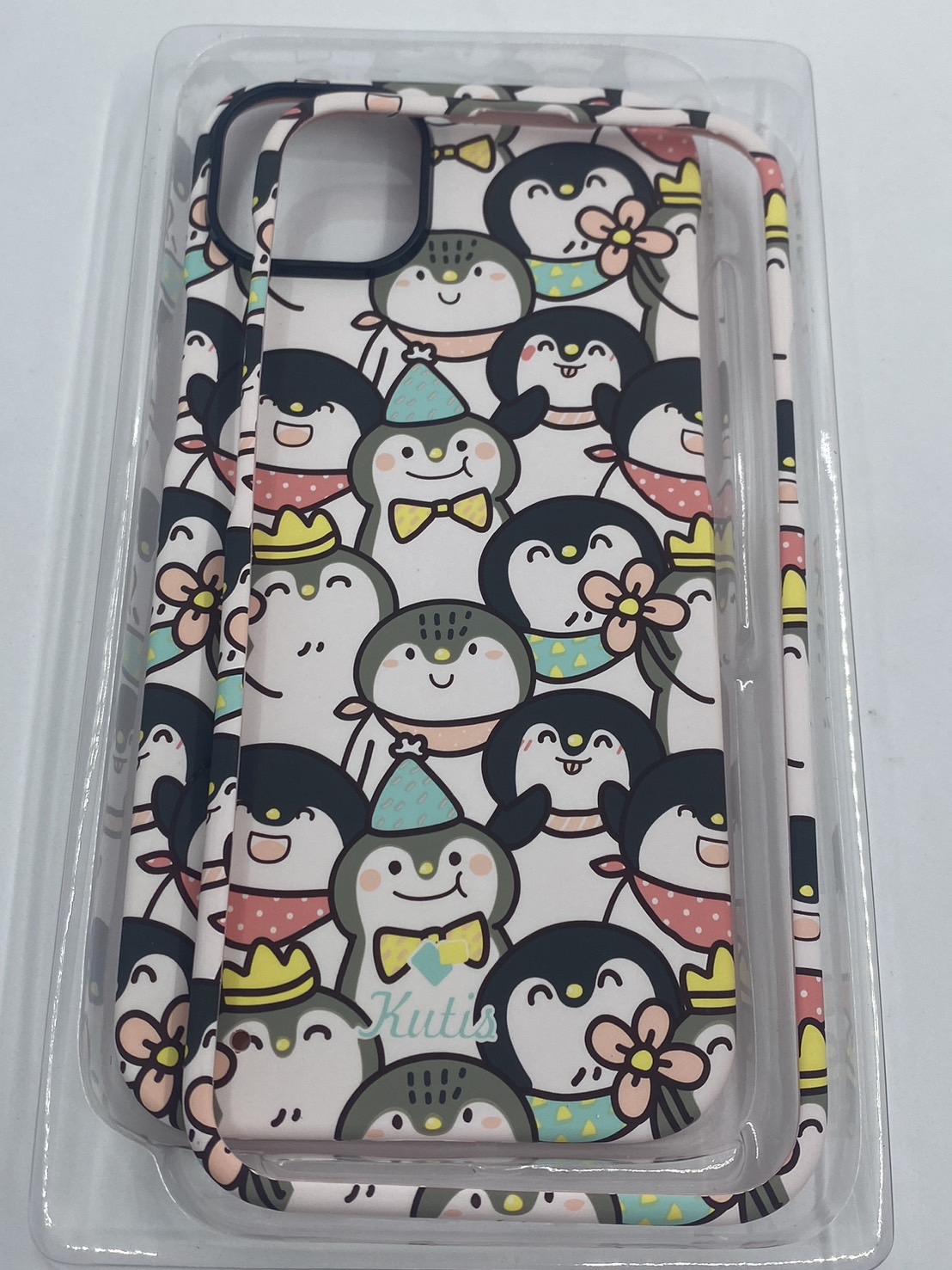 เคสคูทิส(Kutis)เคสไอโฟน14PLUS(ลายเพนกวิน)มาใหม่ เคสประกบหน้า-หลัง เคสเรืองแสง เคสลายวินเทจ ร้านSuperhero Klongthom