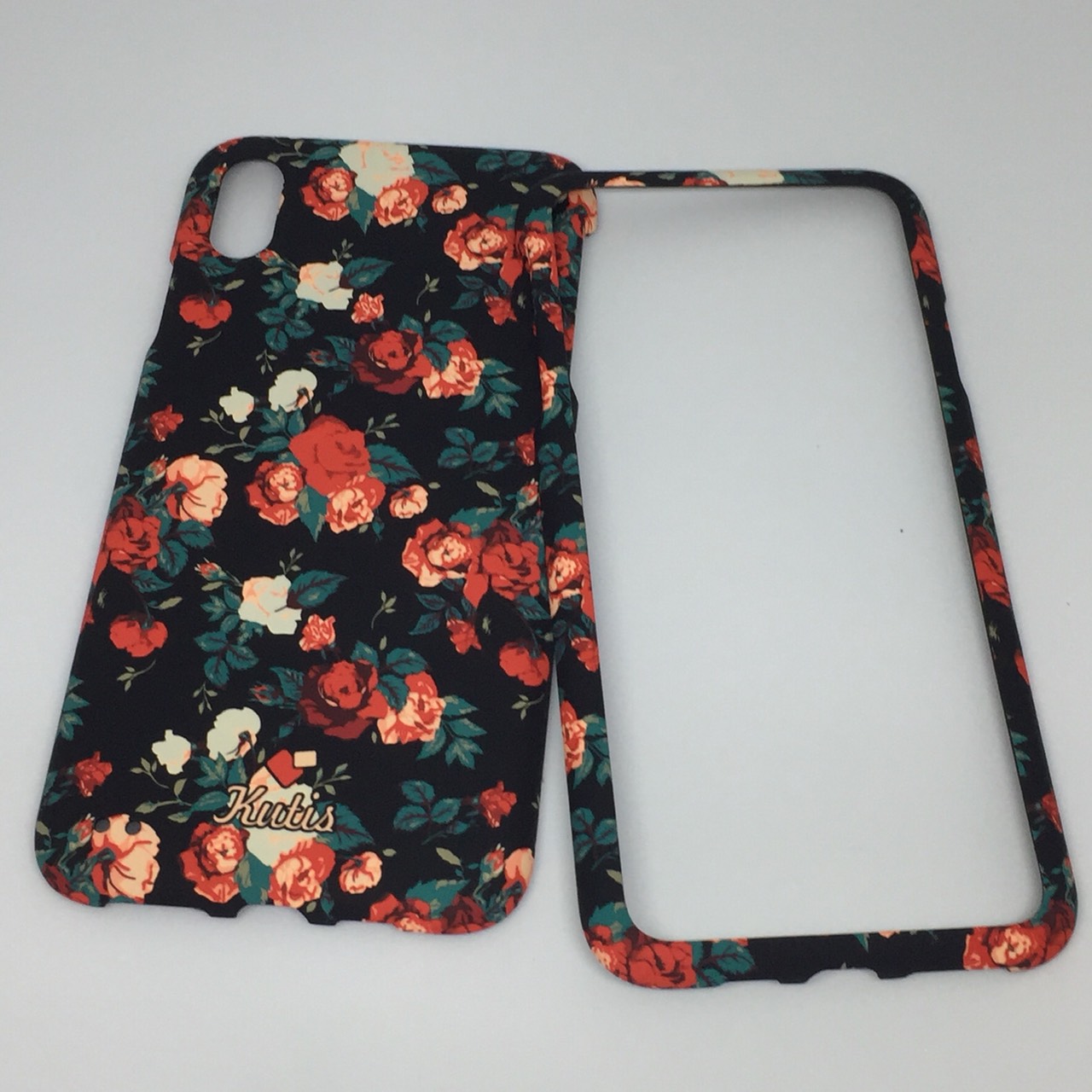 เคสคูทิส(Kutis)ไอโฟนXSMAX (ลายดอกไม้ สีพื้นหลังสีดำ)มาใหม่ๆ