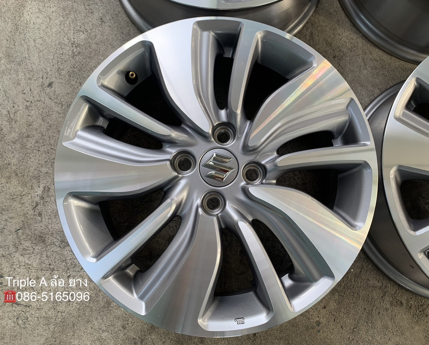 ✨ล้อแม็กป้ายแดง✨Suzuki Swift รุ่นใหม่ล่าสุด ขอบ 16 เทาหน้าเงา💖สวยกริ๊บ💖