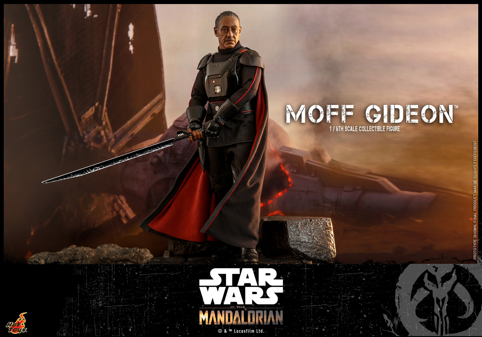 Hot Toys TMS029 1/6 Star Wars: The Mandalorian - Moff Gideon™