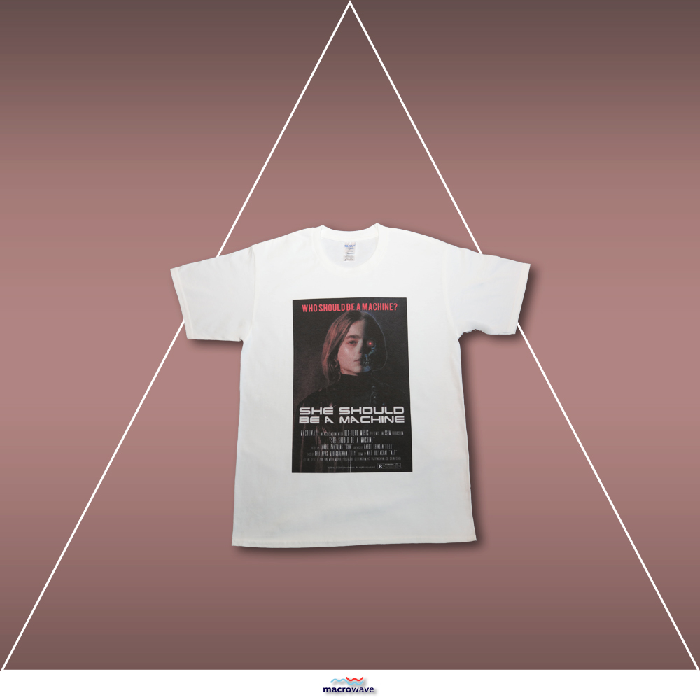 SHE SHOULD BE A MACHINE : T-SHIRT ลายคนเหล็ก