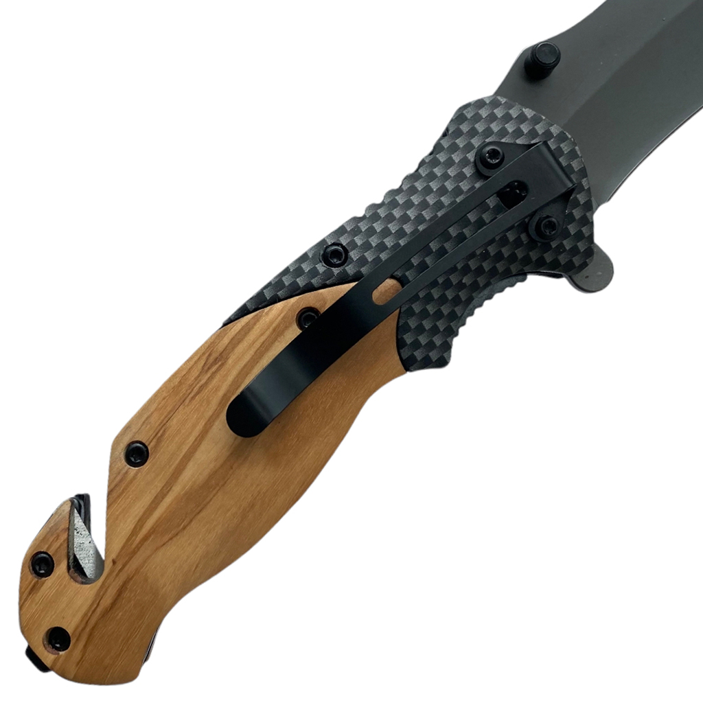 มีดพับ Browning X50 ขนาด 8 นิ้ว (20.5 ซม.) ด้ามประกับไม้