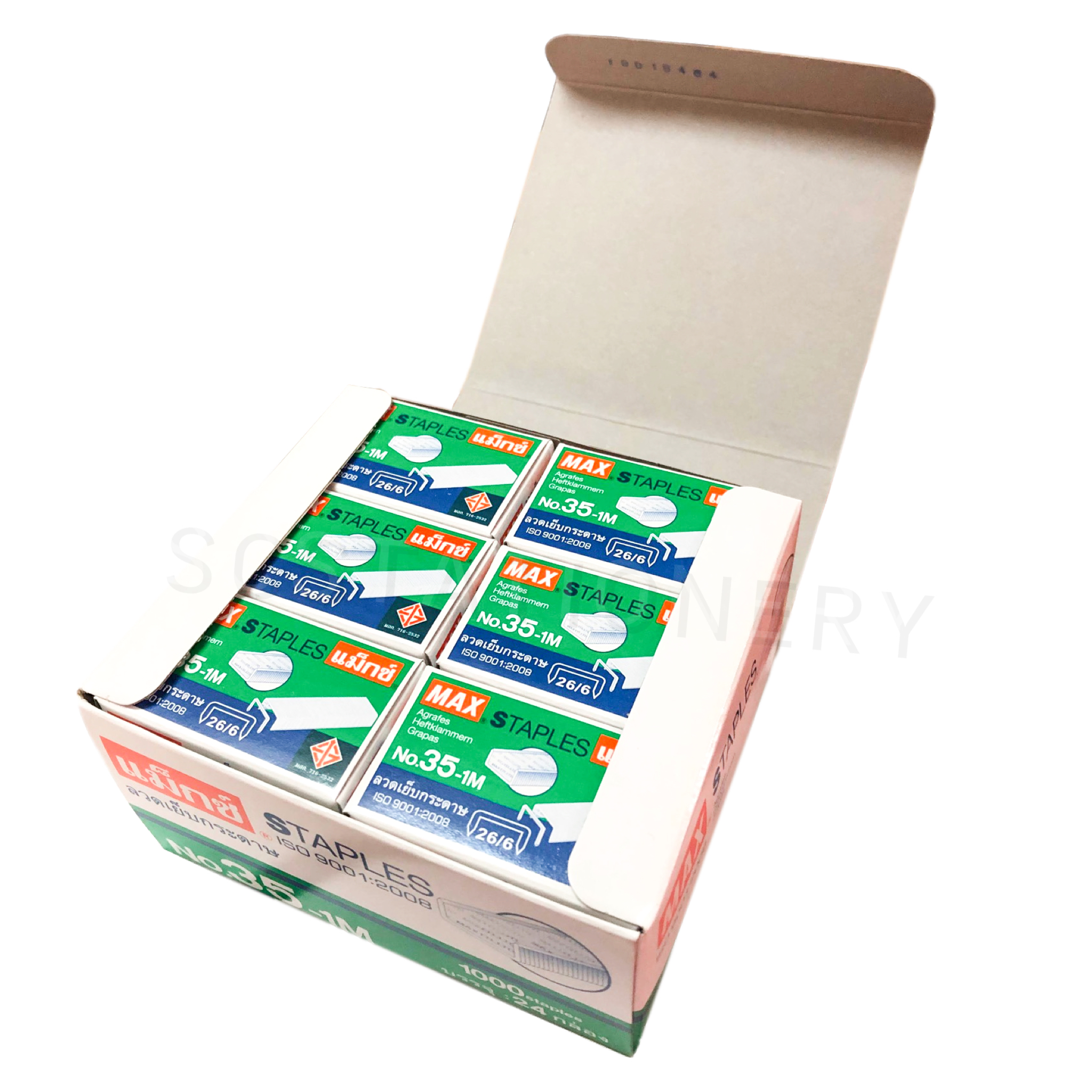 ลวดเย็บ NO.35-1M แมกซ์ แพ็ค 24กล่อง