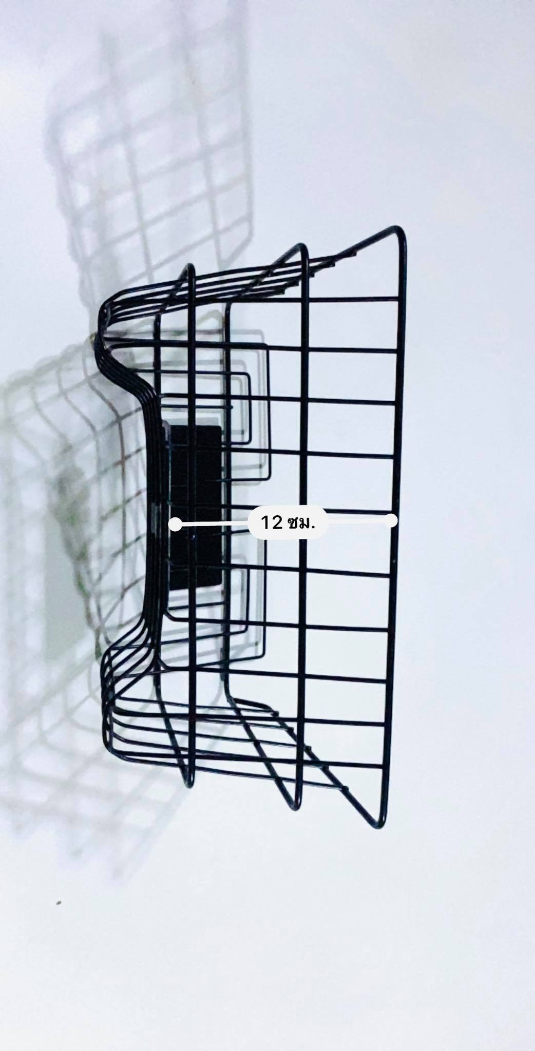 ตะกร้าหน้าคลาสสิกรถชาลี สีดำ C