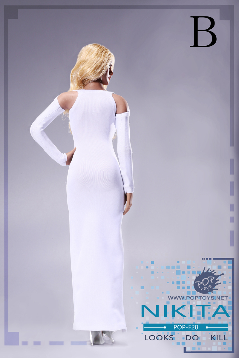 POPTOYS F28A-E NIKITA bare-shouldered evening dress suit
