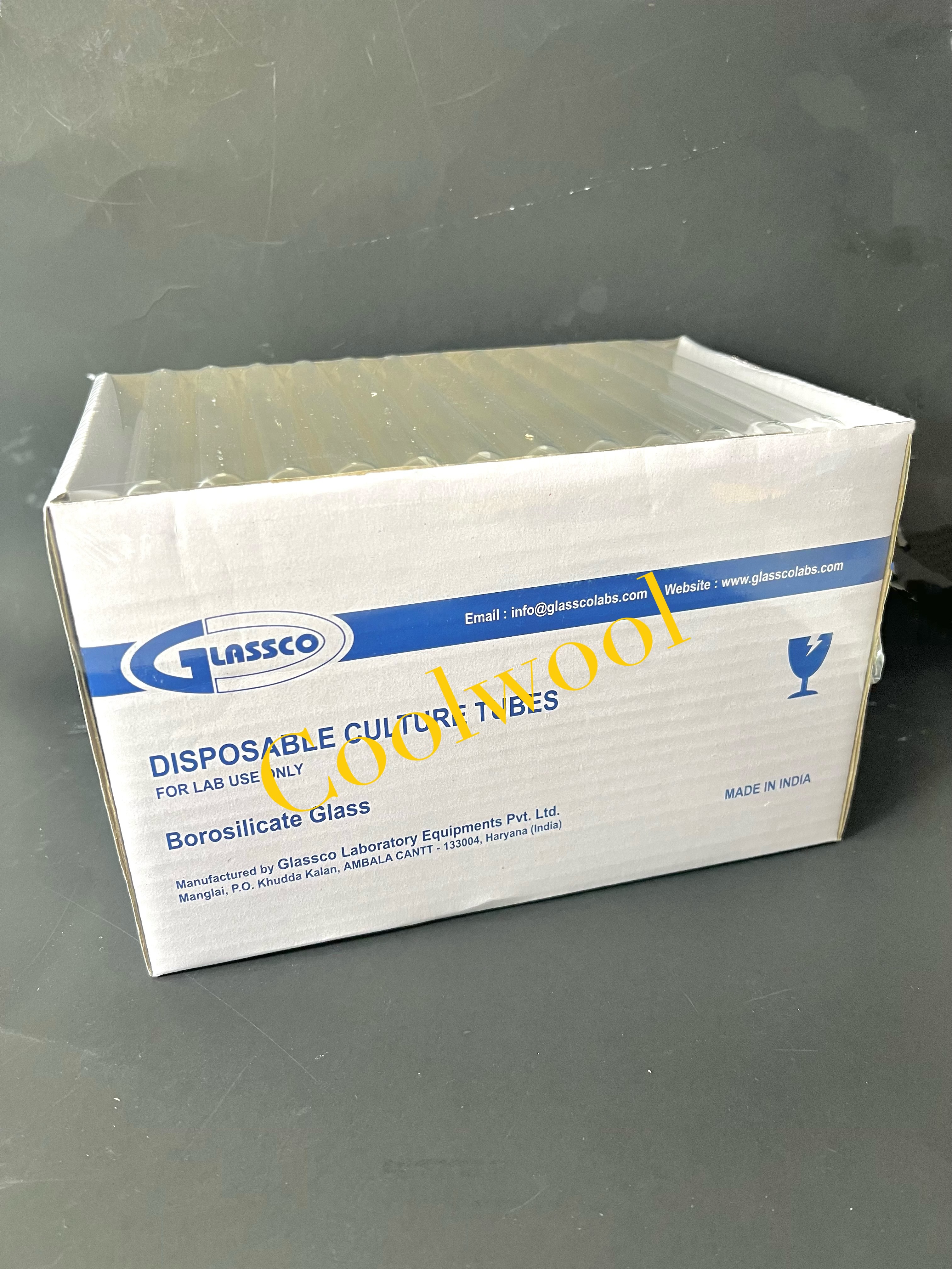 หลอดทดลอง Disposable Glassware Culture Tube – Boro Glass 5.1