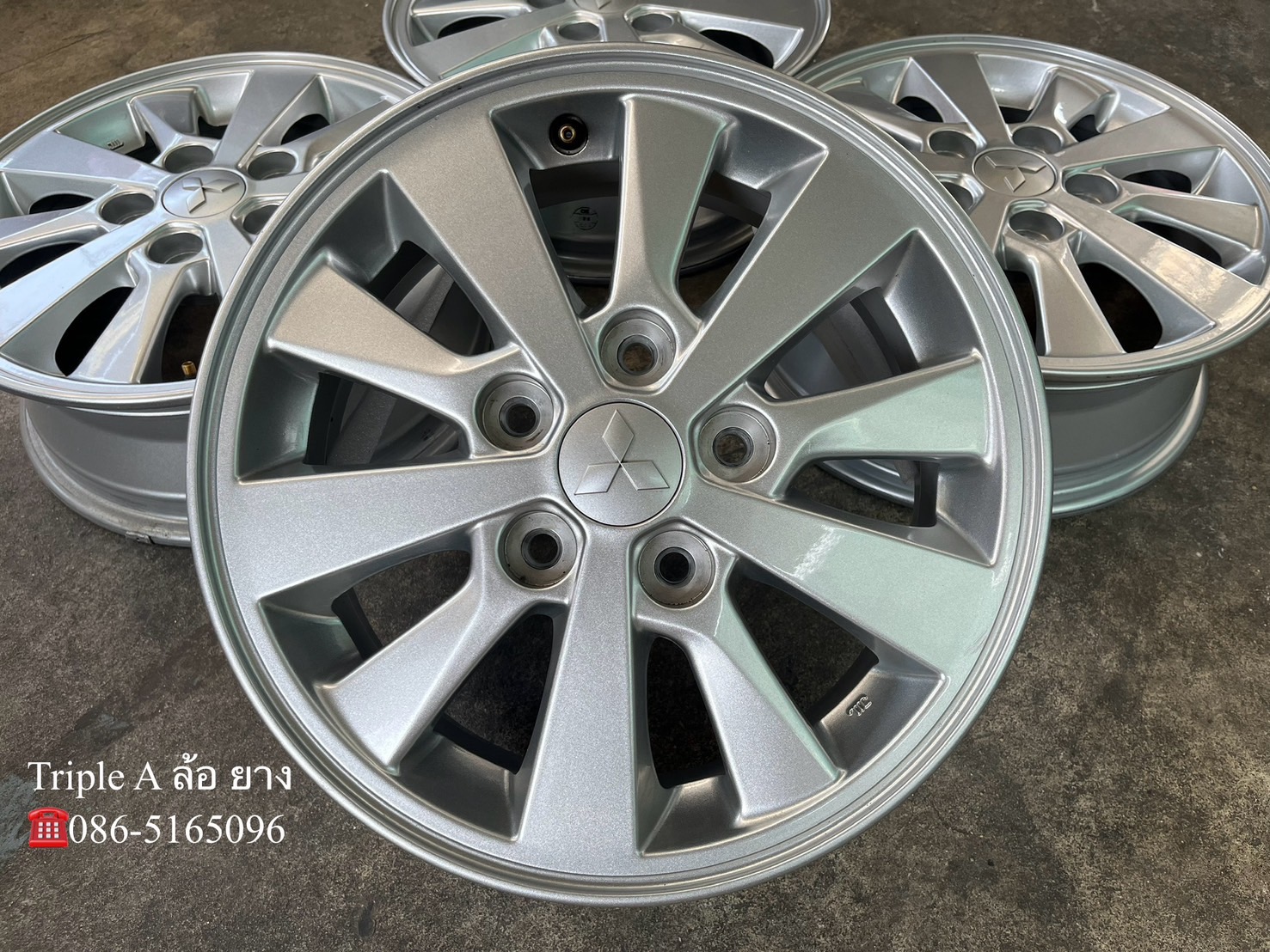 ✨ล้อแม็ก 5รู114✨Mitsu ขอบ 15💖สภาพสวย💖