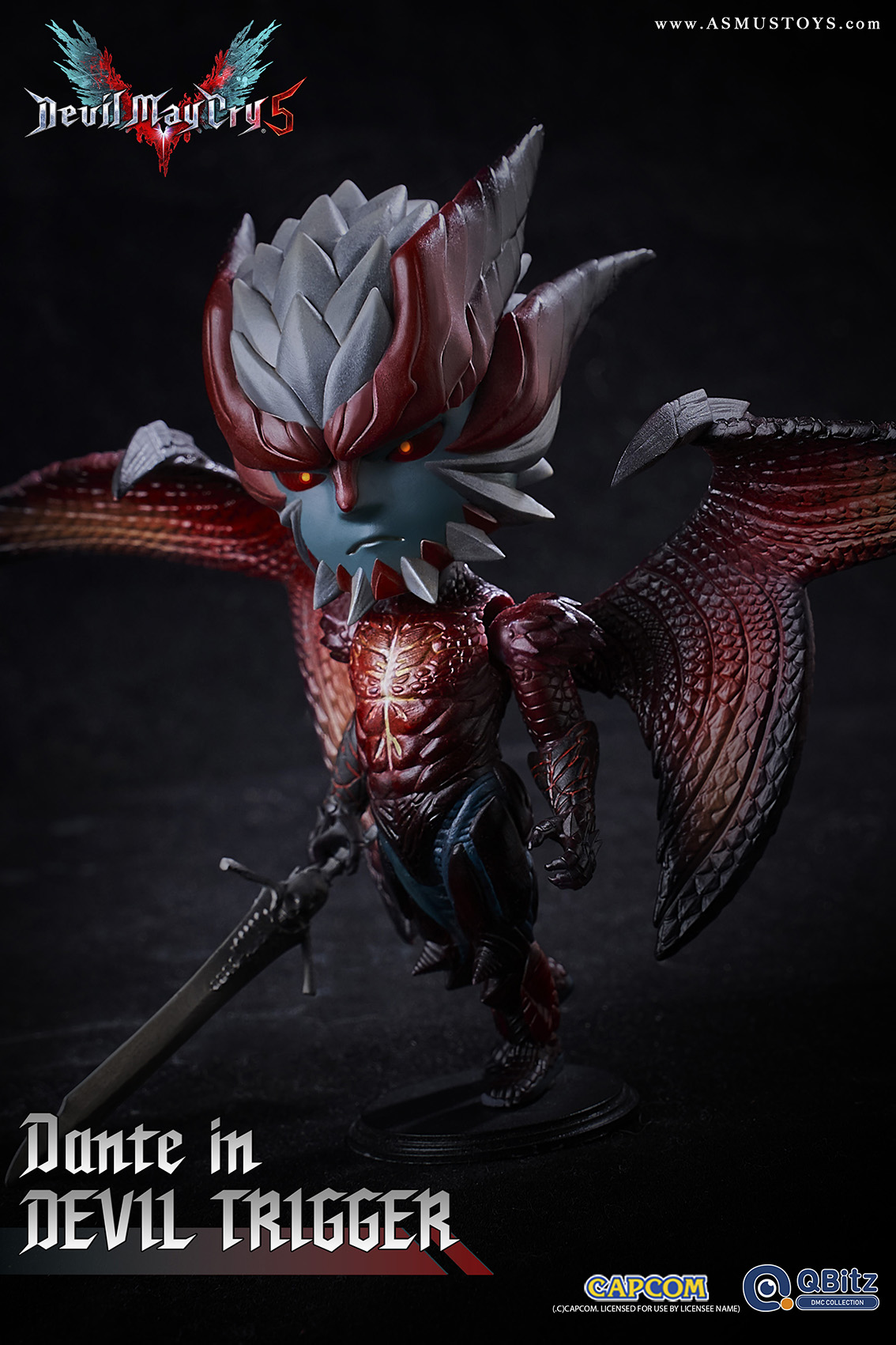 Asmus Toys QB011 QBITZ: DEVIL MAY CRY 5 - Dante In Devil Trigger